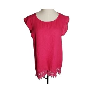 Terzo Millennio Linen Womans  Tunic Top Size M